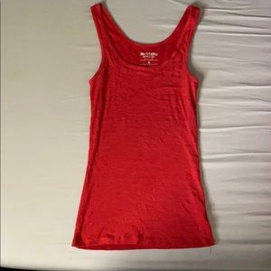 Red tank top